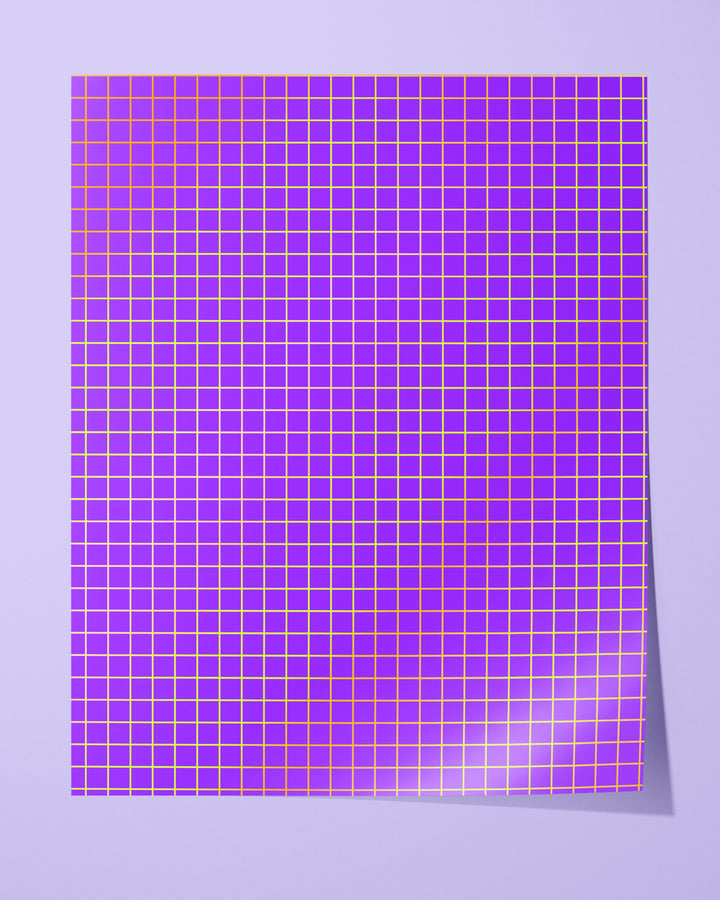 Purple Gradient Grout Tile