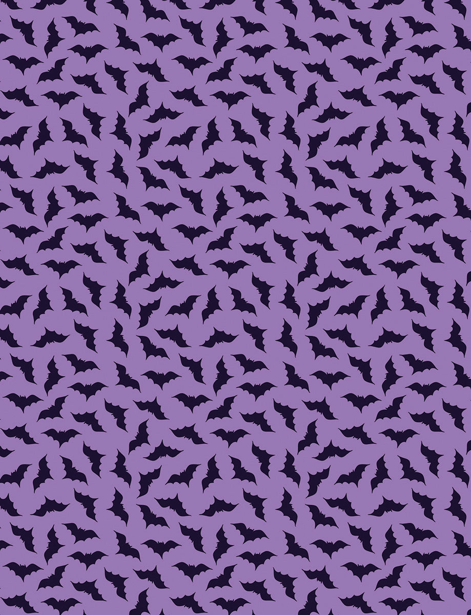 Purple Bats Pattern